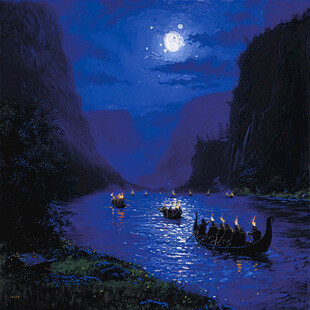 星月河幻想插画