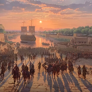 秦始皇东巡场景