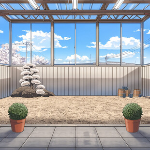 室外场景插画
