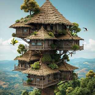 西双版纳悬浮岛设计