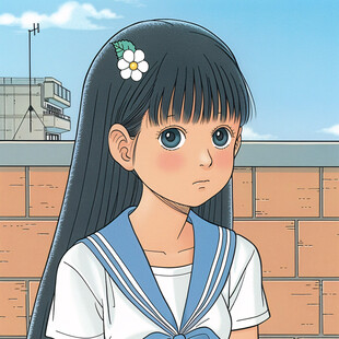 卡通动漫制服女孩