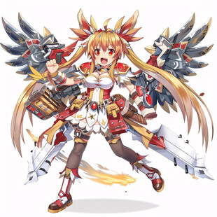 机甲风卡通人物