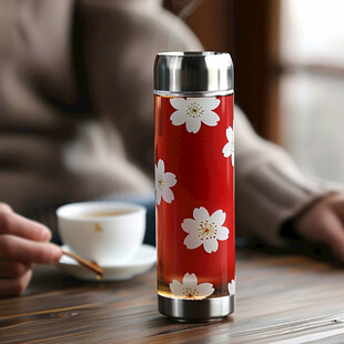 花鸟保温杯
