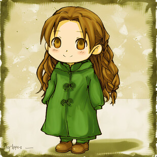 q版鄂伦春族女生