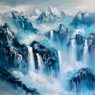 高山流水壁画