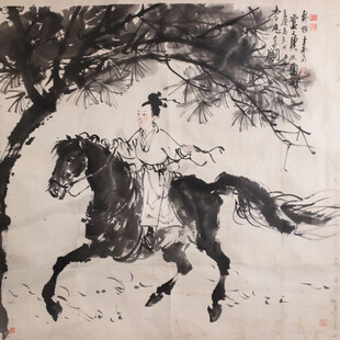 马图水墨画