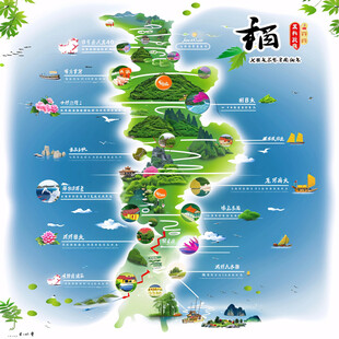 乡村旅游导向图