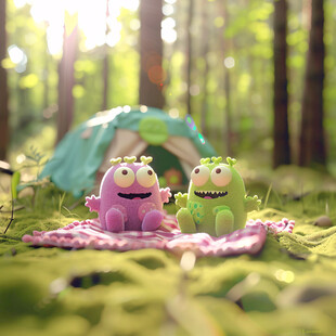 户外玩偶模型怪物