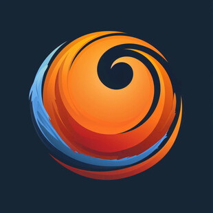 圆形海浪圆形线条