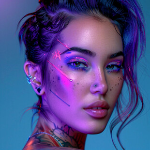 绚丽美体美颜彩妆美妆