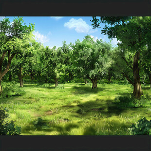 森林效果图