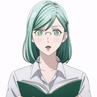 女讲师教师插画