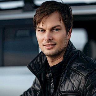 褐色的头发人的面部表情