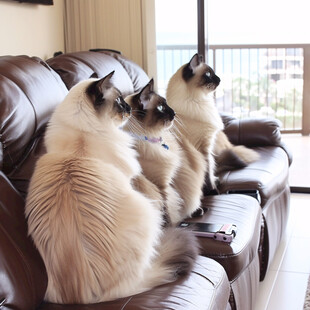 布偶猫高红五毛清图