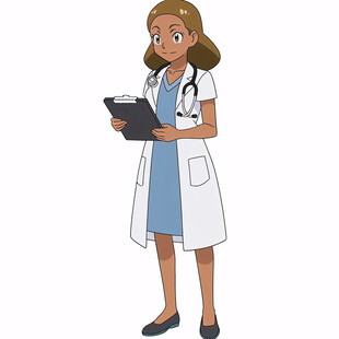 女性医生插画