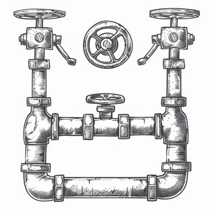 阀门线条图