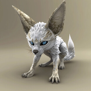 神兽卡通形象狼狗卡通