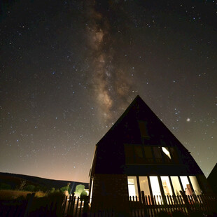 木屋星空