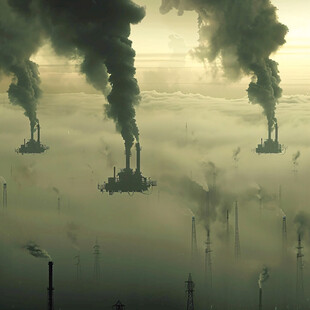 雾霾装饰画