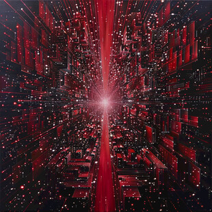 红色科技空间感