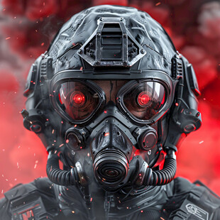 后现代机械科幻未来派