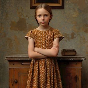 无框画皇宫女孩