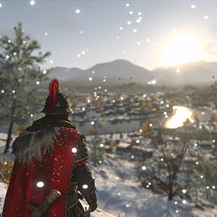 明朝武将拍照背景