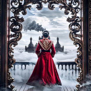 大气宫廷风插画