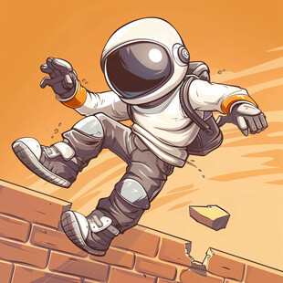 航天员插画
