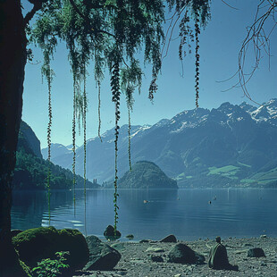 新西兰瓦纳卡湖区风景