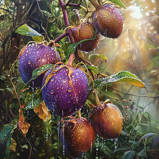 逼真的水果艺术