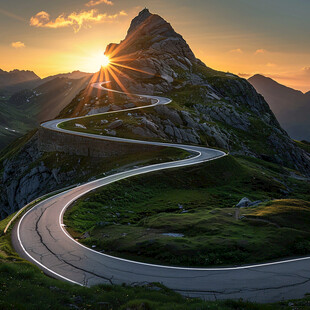 意境高山道路