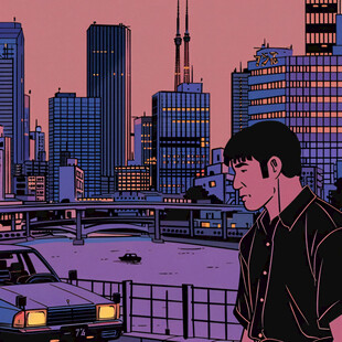 都市人插画