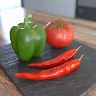 超写实辣椒
