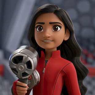 可爱维修师傅拿大扳手