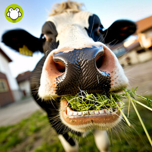 奶牛面部高清图片