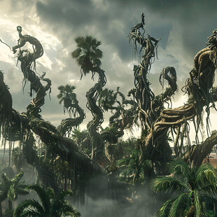 远古人类生存场景