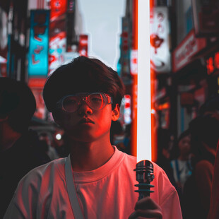 赛博朋克潮流人物