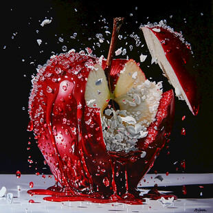 逼真的水果艺术