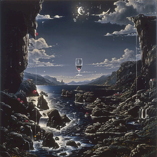 星月河幻想插画