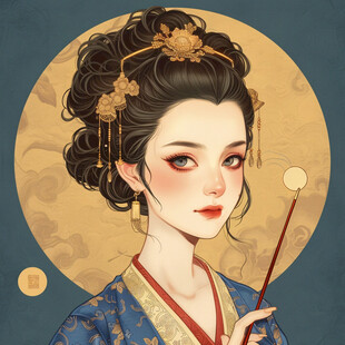 国风女性头像