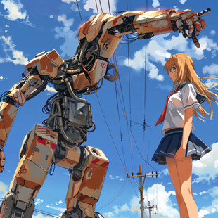 未来机甲人物形象