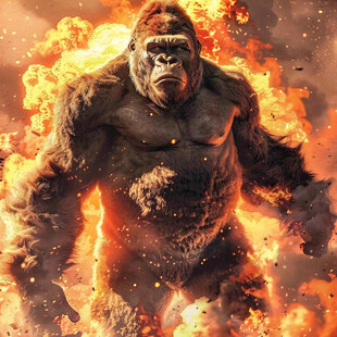 霸气大猩猩形象