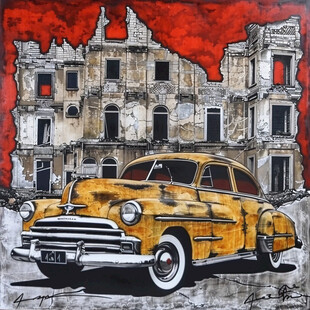 圣地亚哥手绘装饰画