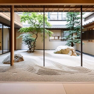 中庭枯山水