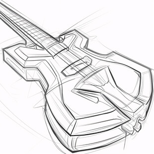 原创电吉他设计