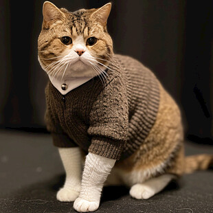 宠物猫服装效果图