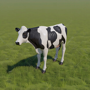 立体卡通牛
