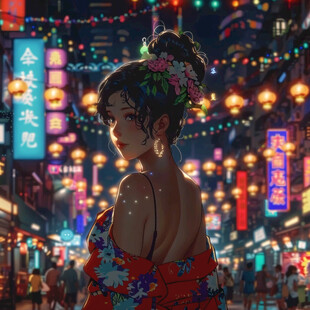 港风插画