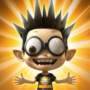 卡通写实漫画人物